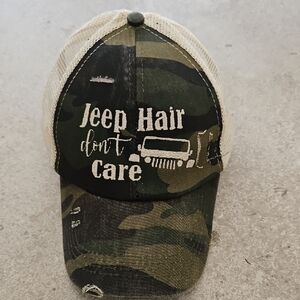 Jeep Lovers Womens Camouflage Trucker Hat